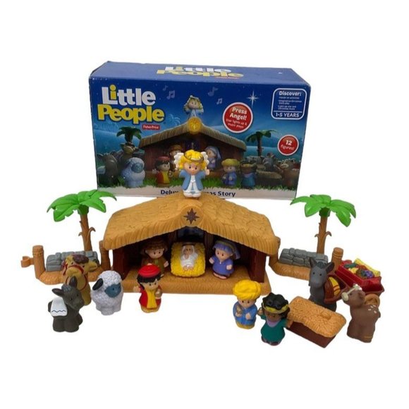 FisherPrice Toys Fisherprice Littler People Deluxe Christmas Story